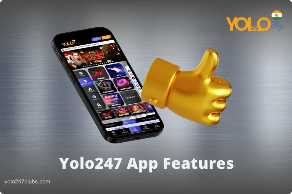 yolo247 app features