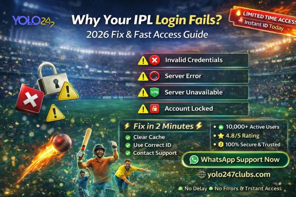 IPL-Login-Fails-2026-Fix-Fast-Access-Guide