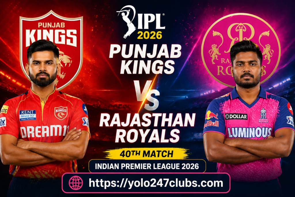 Punjab Kings vs Rajasthan Royals