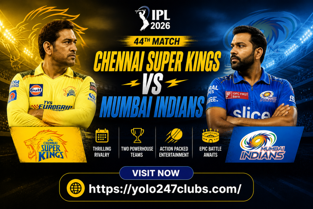 Chennai Super Kings vs Mumbai Indians